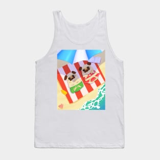 Beach Pugs Tank Top